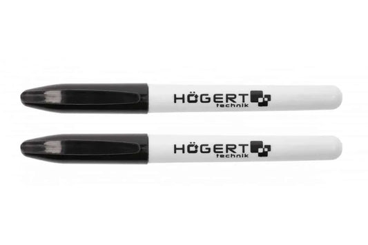 Marker permanent universal, 2 bucati, negru HOGERT / HT3B779