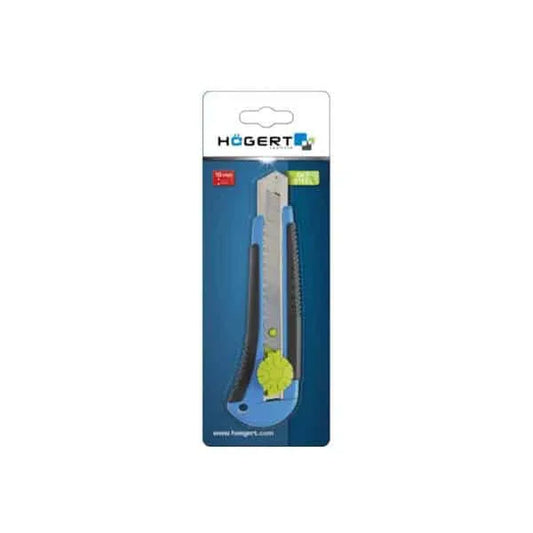 Cutter cu sistem de blocare, 18mm, lame din otel SK5, HOGERT / HT4C605