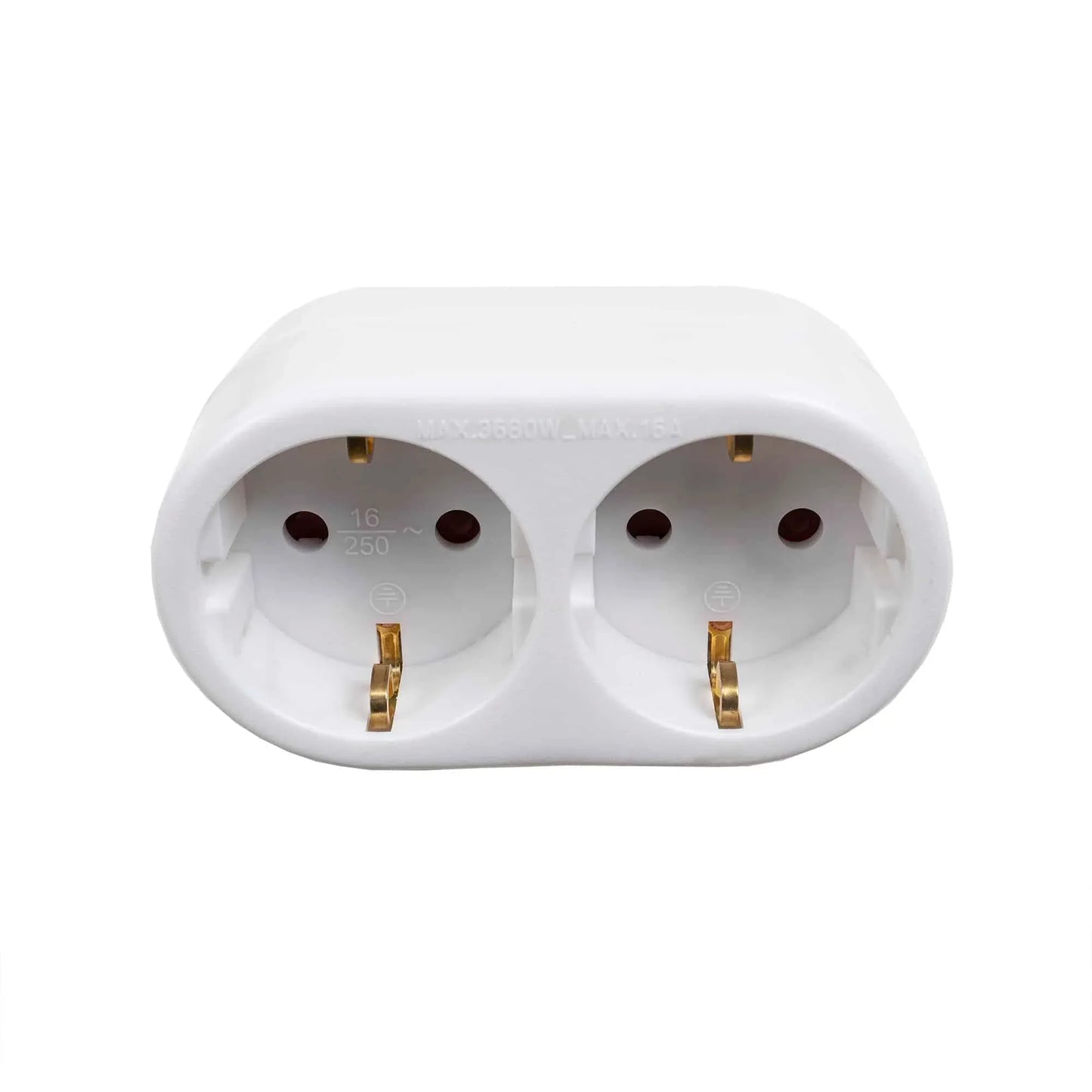 Adaptor cu 2 posturi, IP20, maxim 3680W, 16A, 230V, Z-TOOLS / SM-DBS-0102