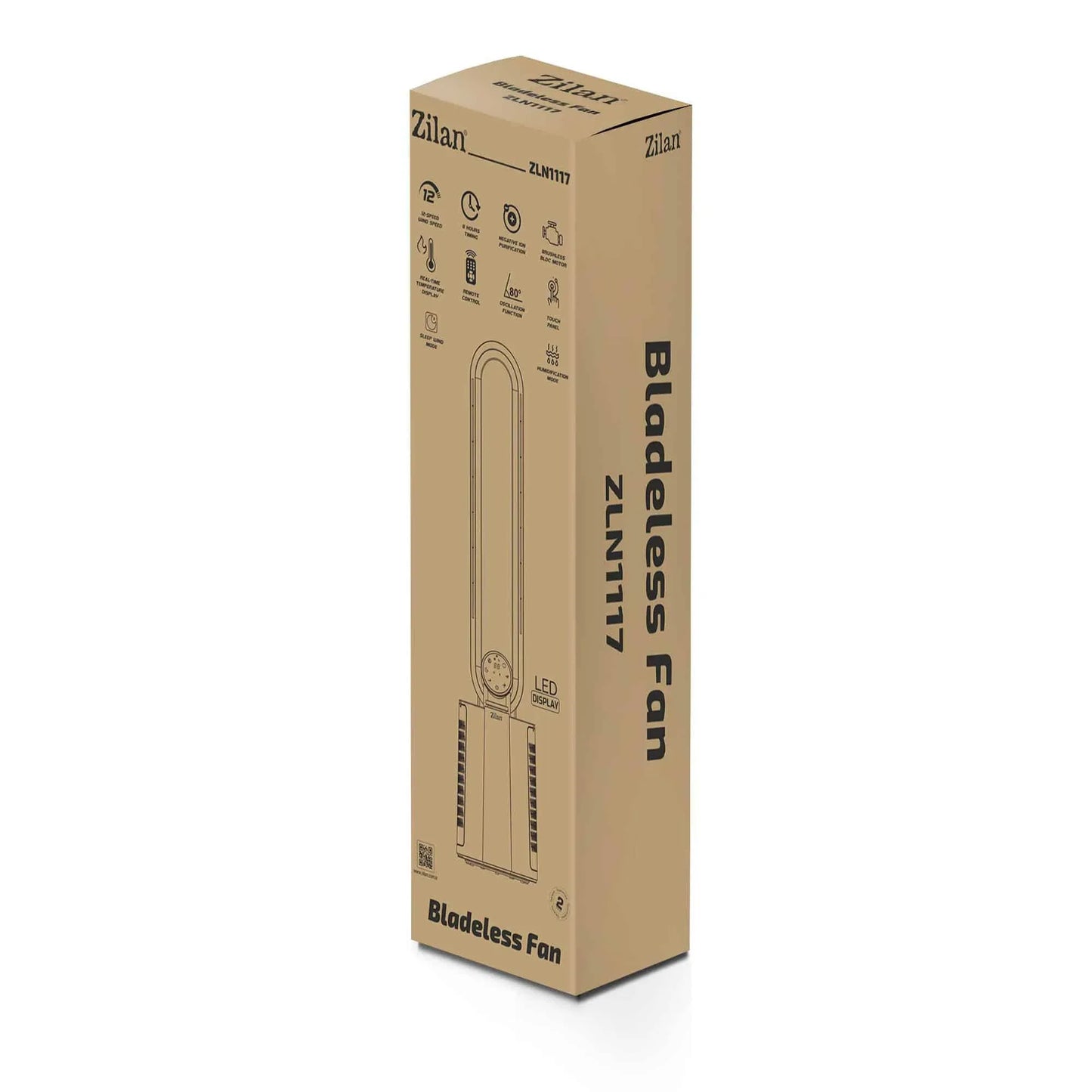 Ventilator turn, 3 trepte de viteza, putere 40W, timer 8h ZILAN / ZLN 1117