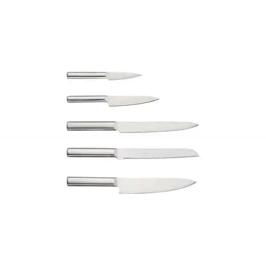 Set cutite 7 piese din otel inoxidabil, cu suport si tocator ZILAN / ZLN 1627