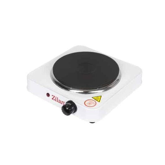 Plita electrica 1 ochi cu termostat reglabil in 5 trepte, putere 1500W, alb / ZLN 2173