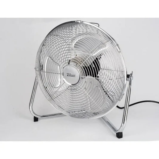 Ventilator rotund cu suport, 3 trepte de viteza, putere 50W, diametru 36cm, inox ZILAN / ZLN 2348