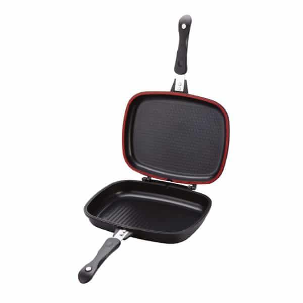 Tigaie dubla antiaderenta cu garnitura silicon, diametru 30 cm / ZLN 7019