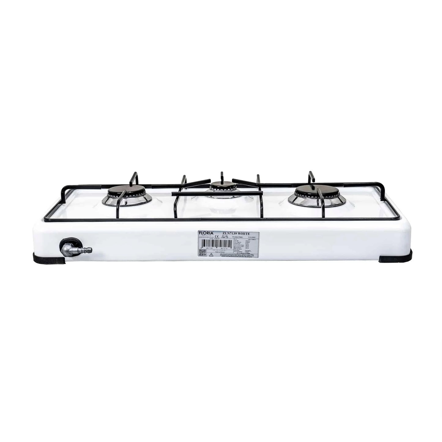 Aragaz Floria cu 3 ochiuri, alimentare butelie, alb / ZLN 7139