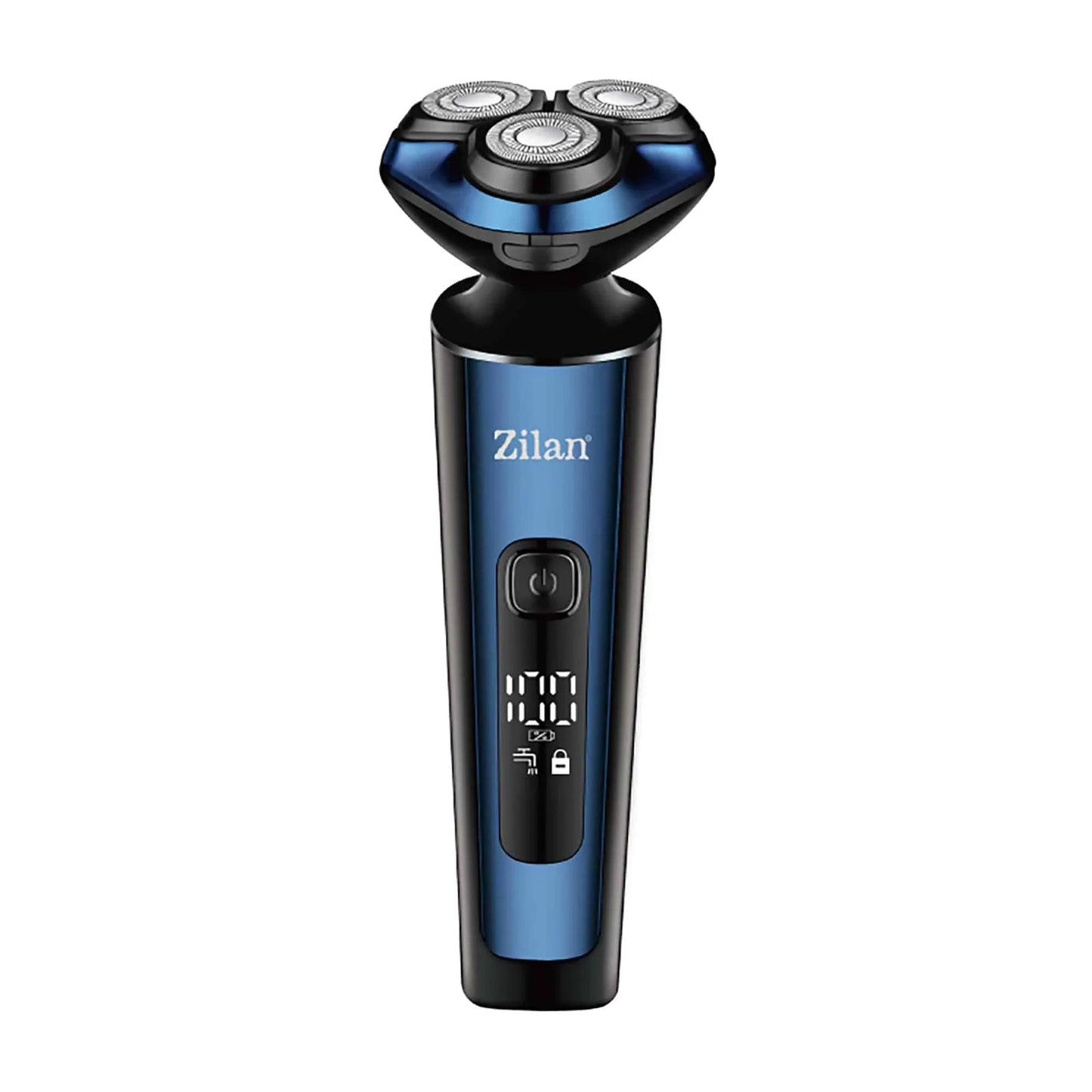 Aparat de tuns si ras 4 in 1, electric pentru barbati reincarcabil IPX6, LED, 3 capete, negru / ZLN 8726