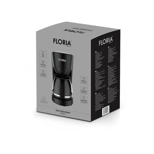 Filtru pentru cafea, putere 600W, capacitate vas 1.2l, oprire automata negru / ZLN 9273