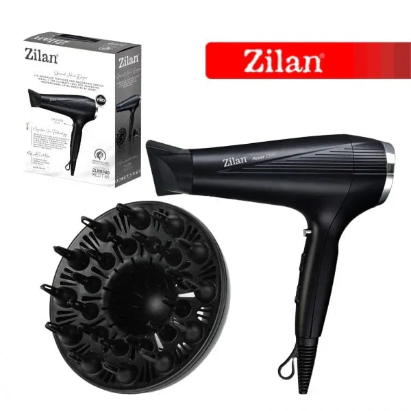Uscator de par HESTIA, putere 2200W, 2 trepte de viteza, ZILAN / ZLN 9389