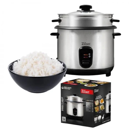 Aparat de gatit 2 in 1, orez si alimente la abur, putere 500W, capacitate 1.5l, ZILAN / ZLN 9570