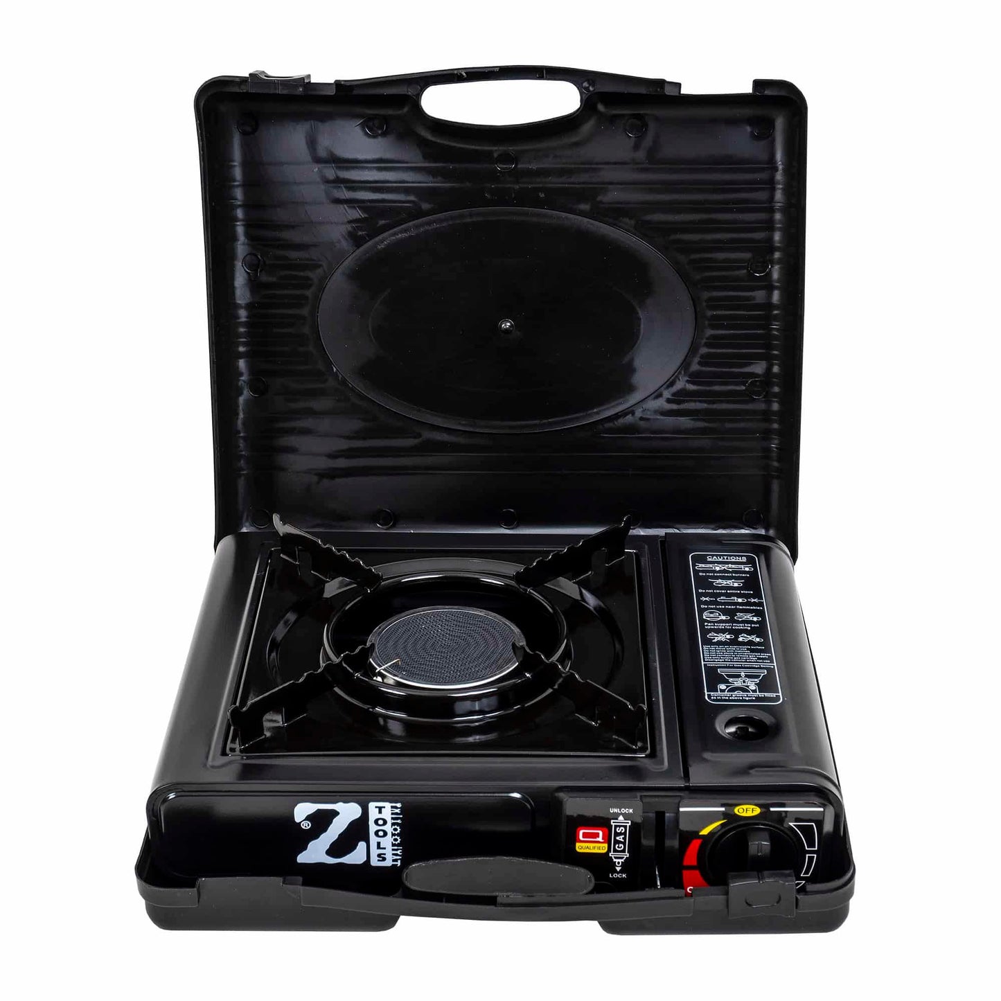 Aragaz camping, Z-TOOLS aprindere automata, dubla alimentare butelie spray sau gaz, flacara antivant / ZTS 5576