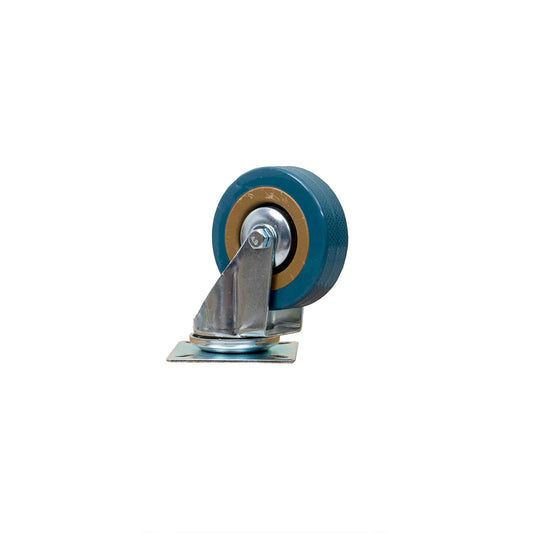 Roata pentru mobila, rola de cauciuc, pivotanta 3 inchi, albastru Z-TOOLS / ZTS 8123