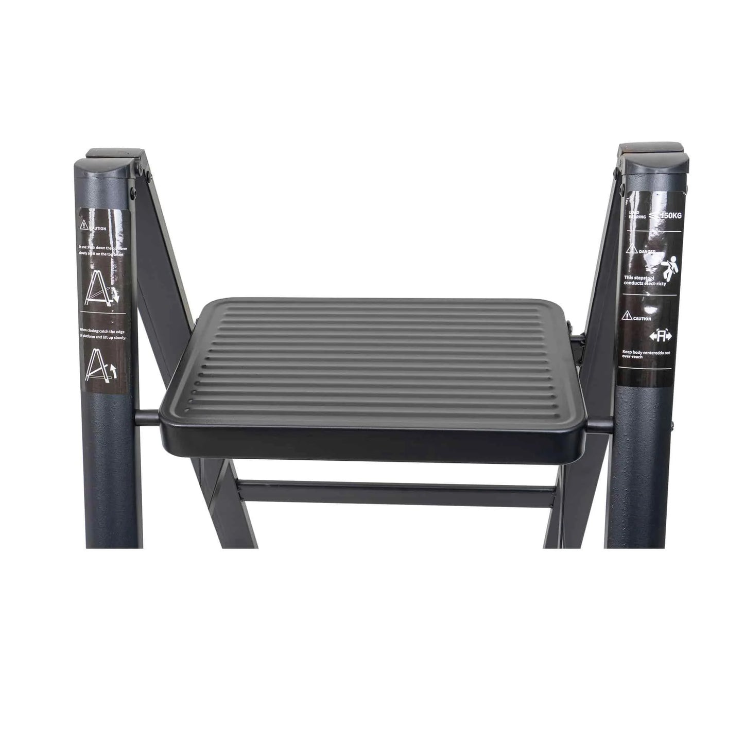 Scara pliabila din metal, cu 3 trepte, maxim 150kg / ZTS 8183