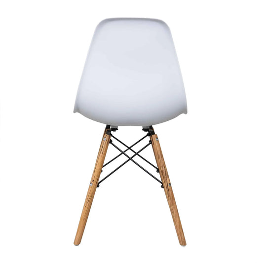 Scaun pentru bucatarie sau living, maxim 120kg, alb / ZTS 8186