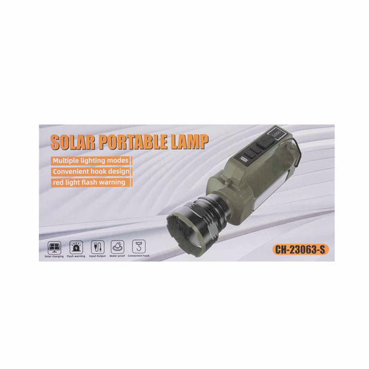 Lanterna de mana cu incarcare solara si USB, 6 moduri de intensitate a luminii Z-TOOLS / ZTS 8975