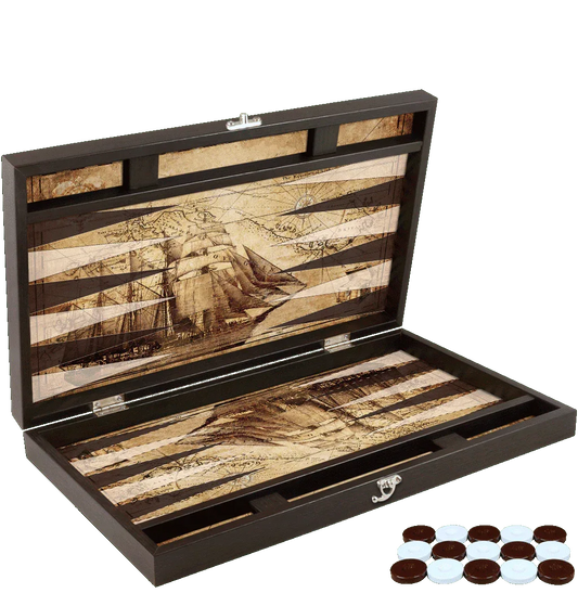 Joc de table din piele ecologica, model PIRATE SHIP, Z-TOOLS / ZTS5512-7