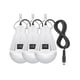 Kit lanternă solară cu 3 becuri LED, panou inclus,Z-TOOLS / ZTS8257