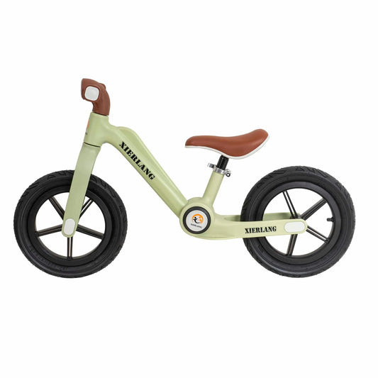 Bicicleta fara pedale, pliabila, pentru copii XIERLANG, roti de cauciuc si scaun reglabil, +3ani, verde Z-TOOLS / ZTS8448