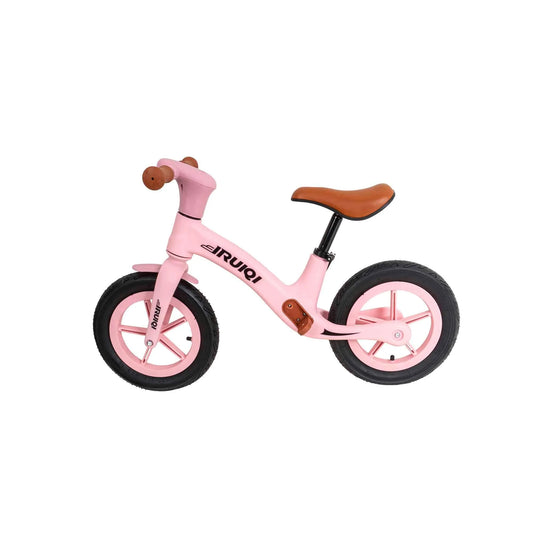 Bicicleta fara pedale pentru copii IRUIQI, roti de cauciuc si scaun reglabil, +3ani, roz Z-TOOLS / ZTS8454
