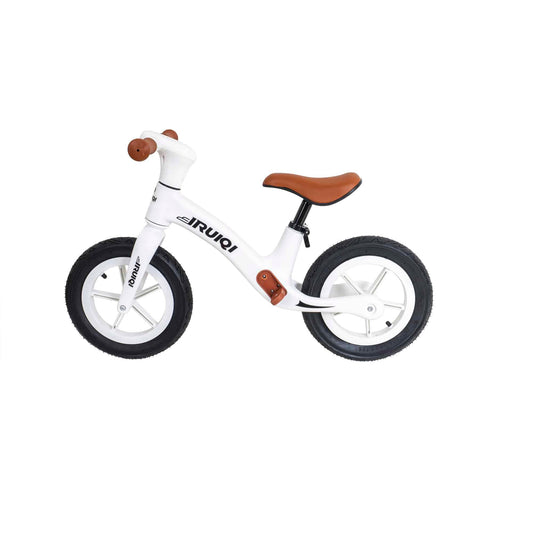 Bicicleta fara pedale pentru copii IRUIQI, roti de cauciuc si scaun reglabil, +3ani, alb Z-TOOLS / ZTS8481