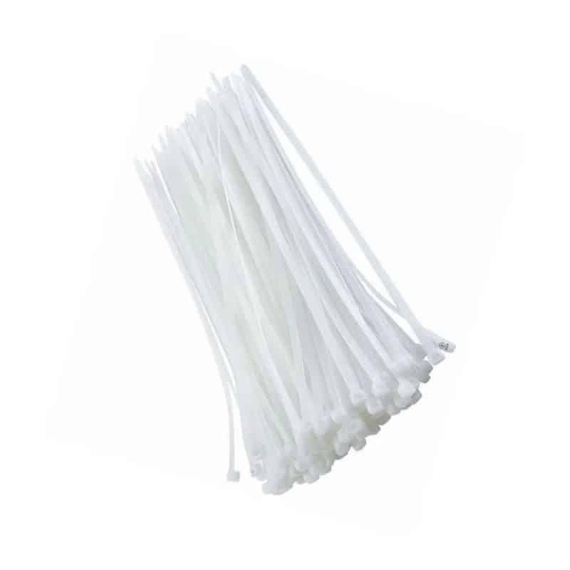 Set 100buc coliere PVC 2.5x100mm alb Z-TOOLS / ZTS8769