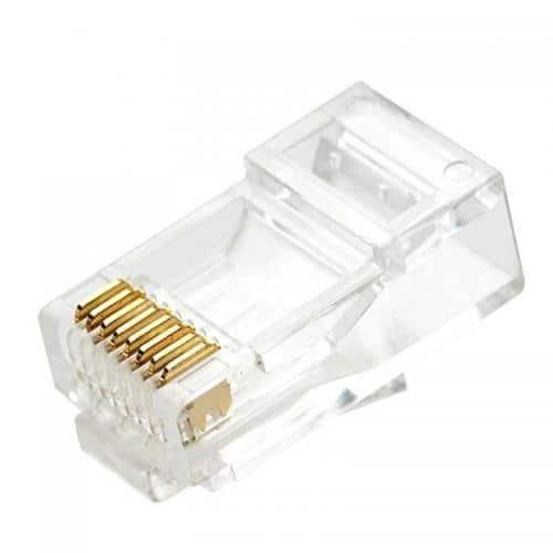 Mufa de internet din plastic UTP, 8 conectori, CAT 5, 100bucati Z-TOOLS / ZTS9261
