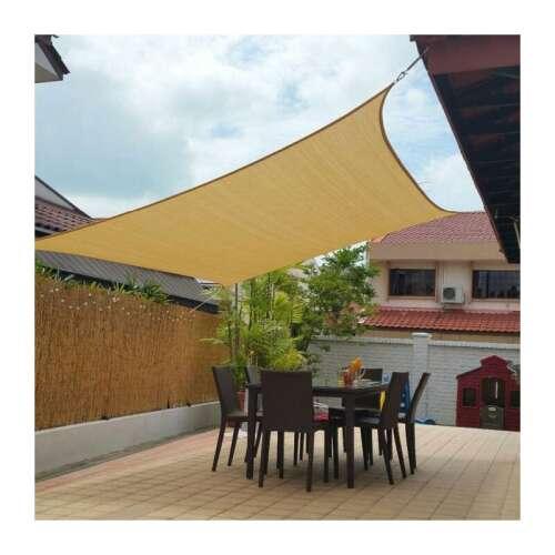 Panza de umbrire patrata, 4x4m, crem, Z-TOOLS / ZTS9459