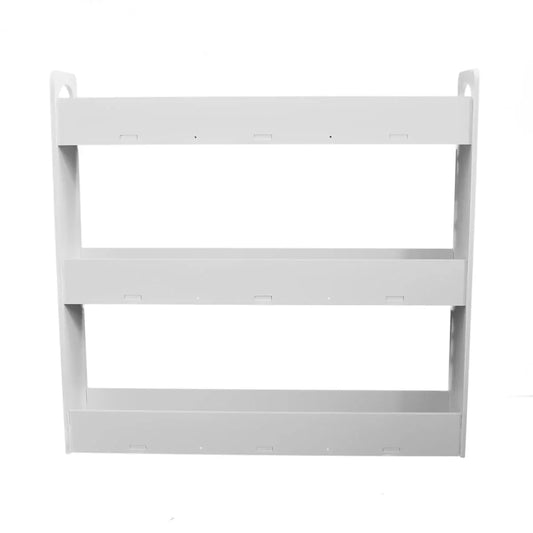 Etajera cu 3 rafturi si roti, Naimeed D42, culoare Alb, 70 x 70 x 14,6 cm