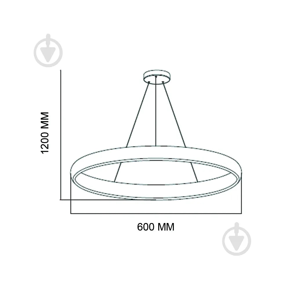 Lustra led, 48W, 4000K,  ESSENCE gold rose, HOROZ / 019-070-0048