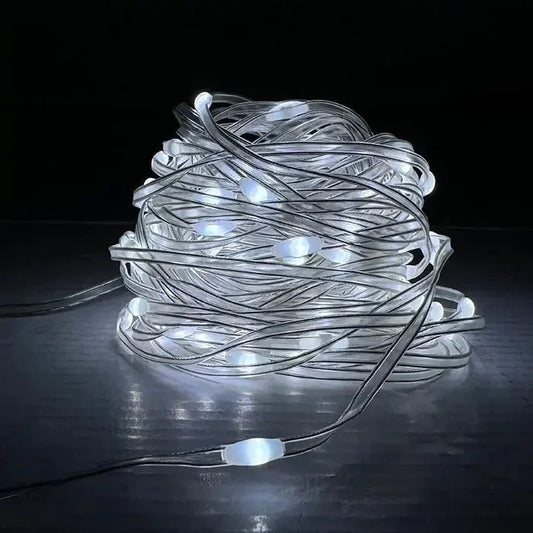 Instalație LED Fairy, 5 V DC, lumină rece 7000K, lungime 10 m, rezistentă la apă, IP65 HOROZ / 080-002-0010