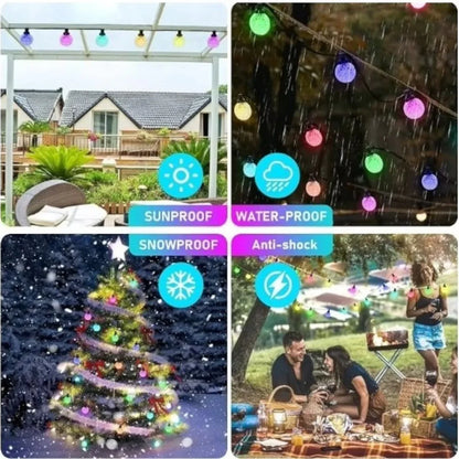 Ghirlanda luminoasa, decorativa, interconectabila, Naimeed D6094, 5m, 10 Becuri LED, Lumina Multicolor