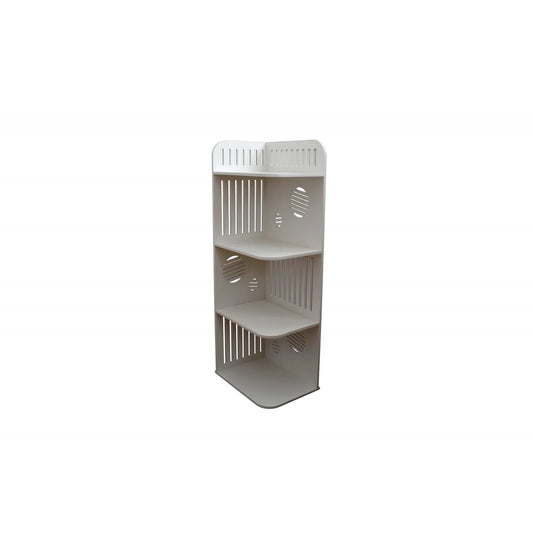 Coltar cu 4 rafturi pentru baie, D137, 29*79*22 cm