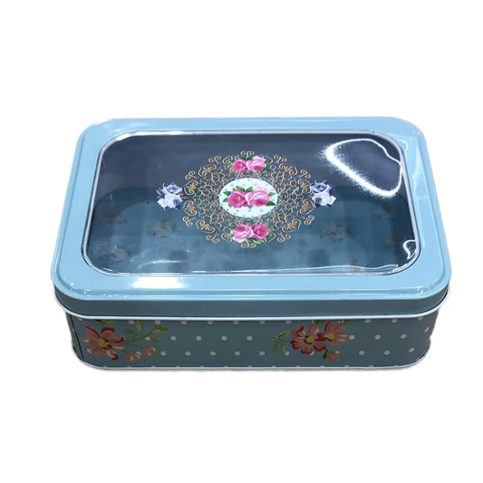 Cutie depozitare din metal D2634, 18.5x14.5x5.5 cm