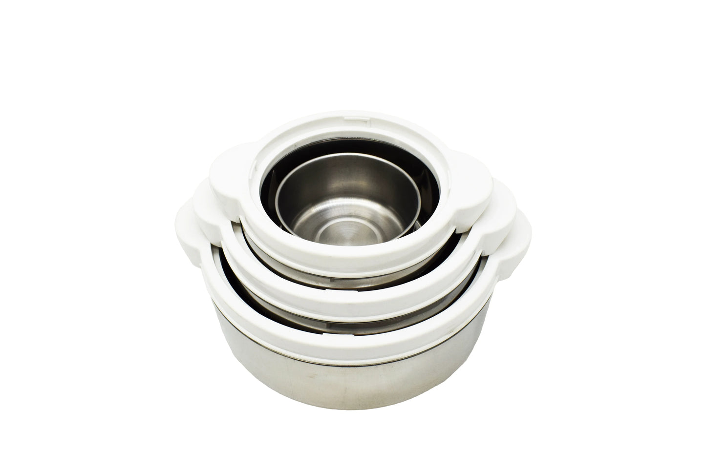 Set 3+1 Caserole termoizolante D3148, Culoare Alb