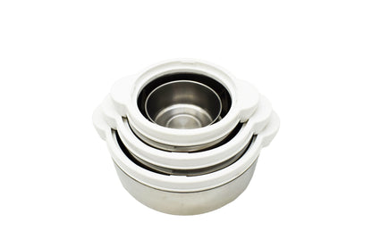 Set 3+1 Caserole termoizolante D3148, Culoare Alb