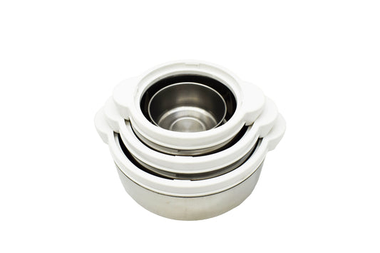 Set 3+1 Caserole termoizolante D3148, Culoare Alb