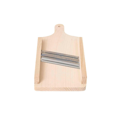 Razatoare pentru varza, cu 3 cutite, lemn fag, 42.5x15.5x3.5 cm / 1458