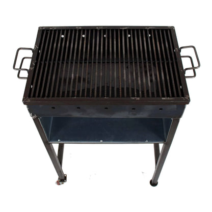 Gratar metalic pe carbuni 62x43x92 cm / 4878