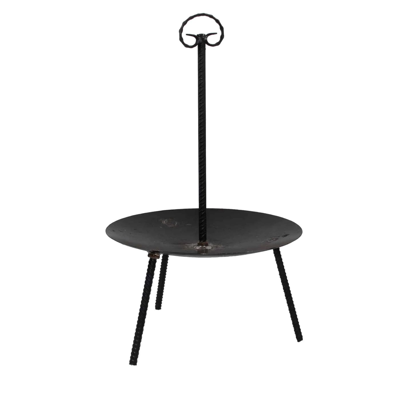 Gratar disc din otel, picioare detasabile, maner detasabil diametru 46 centimetri / 5231