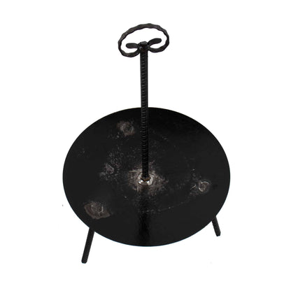 Gratar disc din otel, picioare detasabile, maner detasabil diametru 46 centimetri / 5231