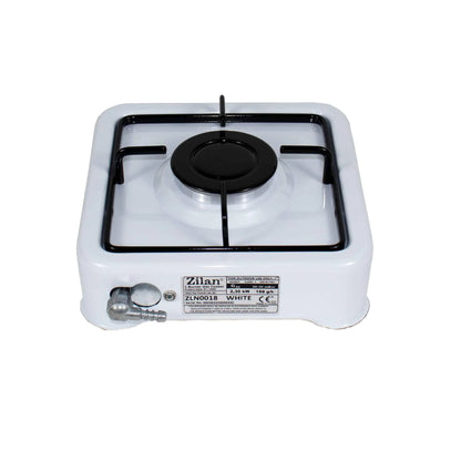 Aragaz 1 ochi, alimentare la butelie, culoare: alb / ZLN 0018_1