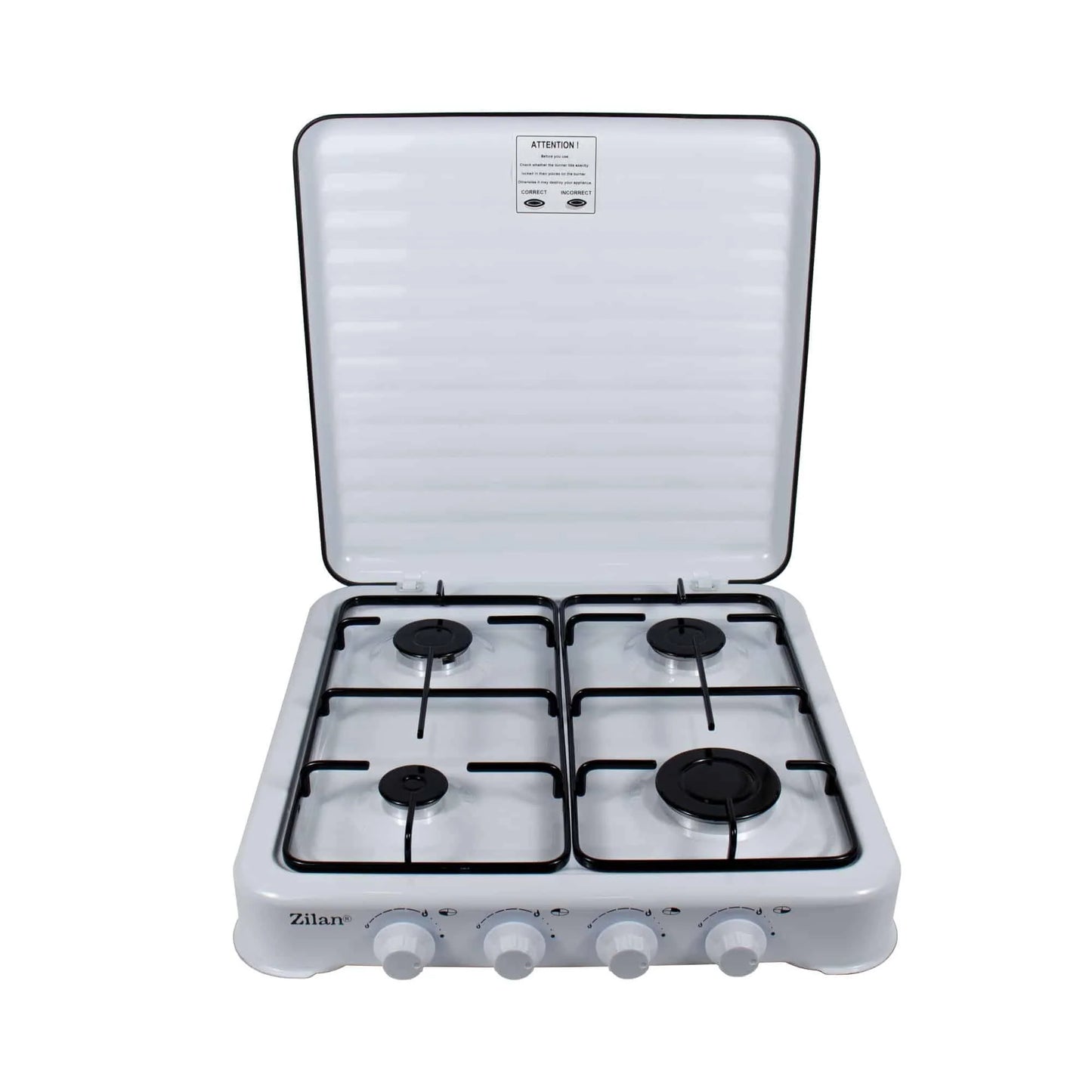 Aragaz 4 ochiuri, alimentare butelie, alb / ZLN 7079_2