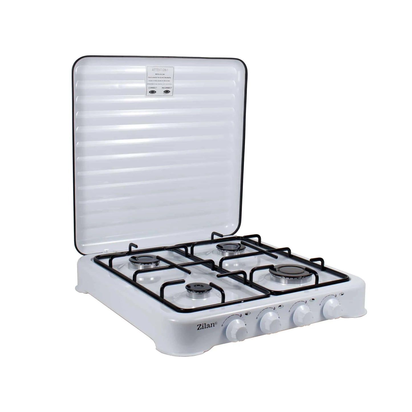 Aragaz 4 ochiuri, alimentare butelie, alb / ZLN 7079_2
