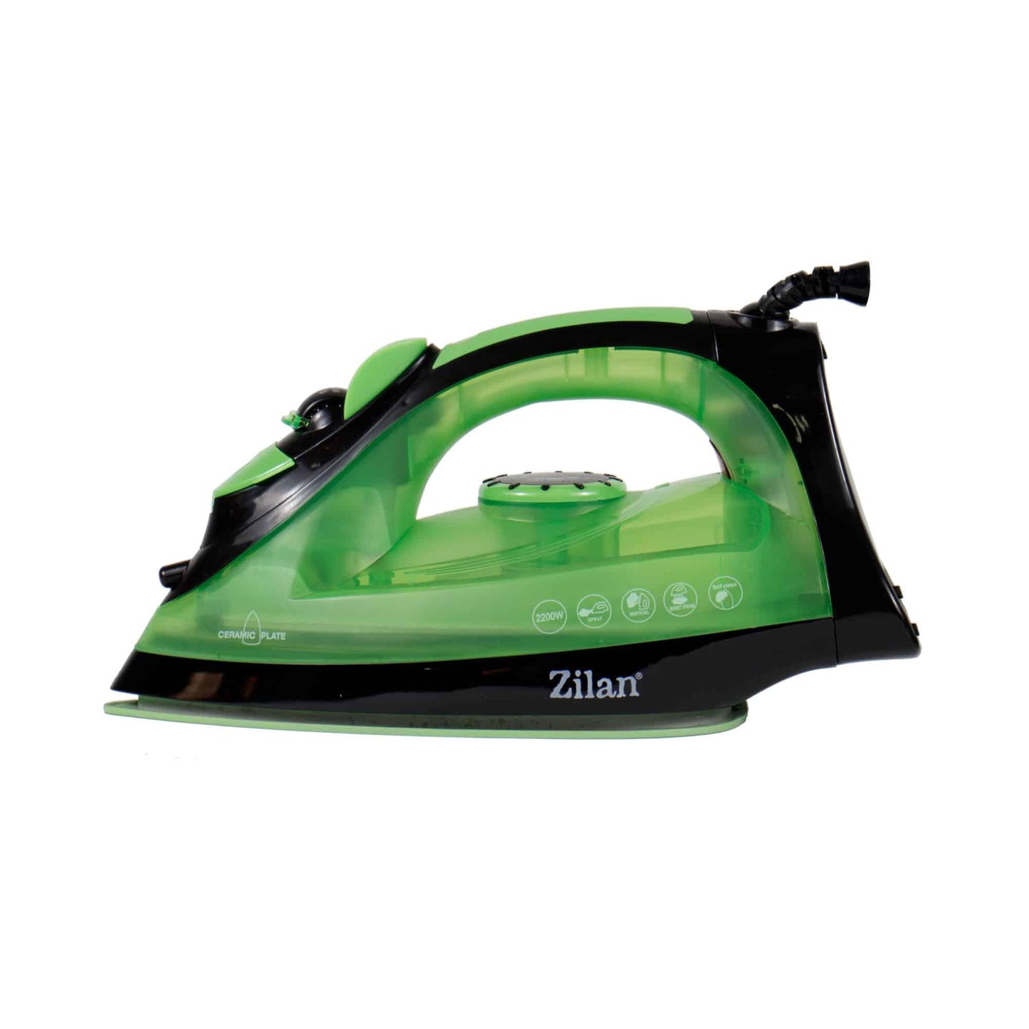 Fier de calcat cu talpa ceramica, putere 2200w, calcare cu aburi / ZLN 2188