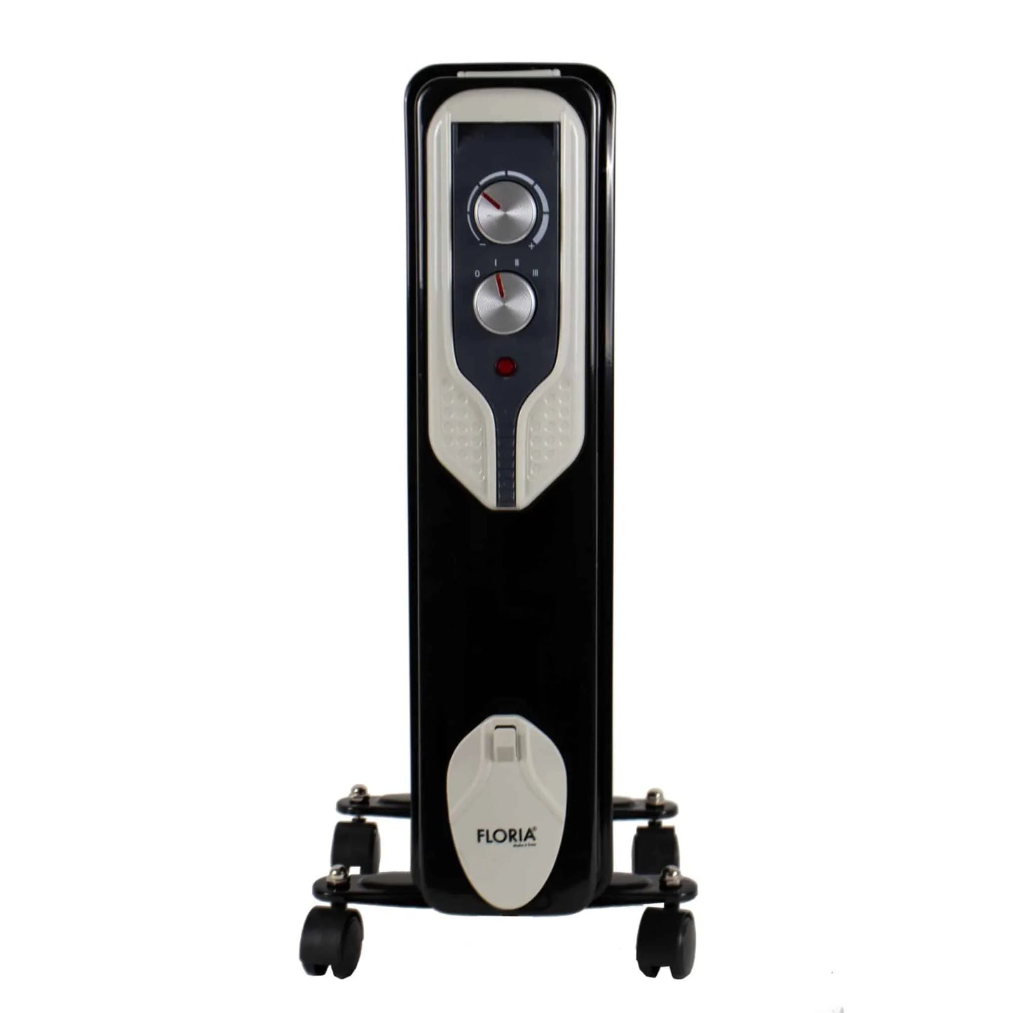 Calorifer electric Floria, 1500 W, 7 elementi, Negru / ZLN 3642