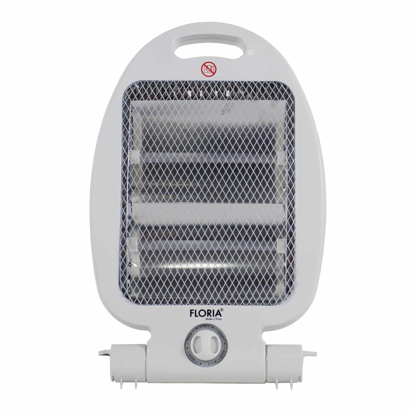 Radiator portabil cu 2 tuburi quartz, 2 trepte de incalzire, sistem protectie impotriva rasturnarii, 800W / ZLN 8380