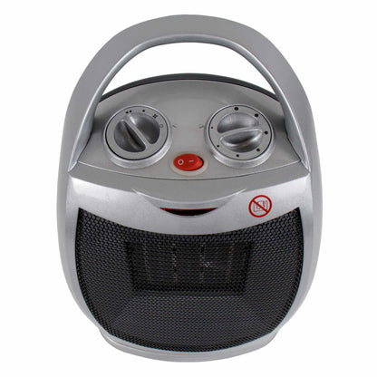 Aeroterma Ceramica, Putere 1500W, 2 trepte de reglare temperatura+aer rece, Termostat reglabil, Sistem siguranta impotriva rasturnarii / ZLN 6188