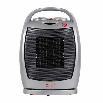 Aeroterma Ceramica, Putere 1500W, 2 trepte de reglare temperatura+aer rece, Termostat reglabil, Sistem siguranta impotriva rasturnarii / ZLN 6188