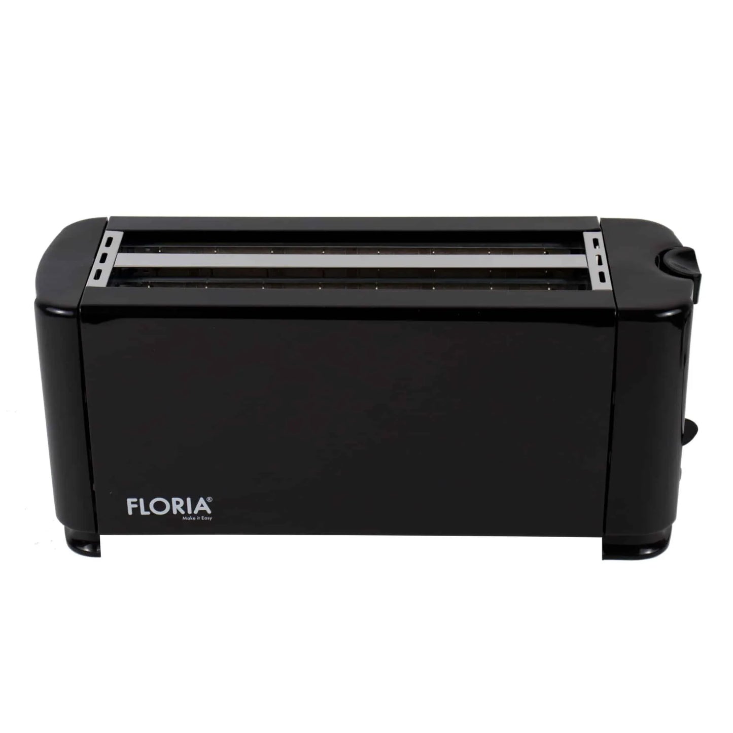 Prajitor de paine Floria, long slot, 4 felii, 1300 W, Negru / ZLN 2706