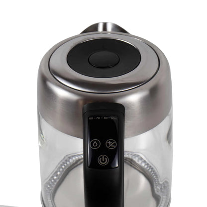 Cana fierbator electrica, Temperatura controlata digital, Iluminare apa led, capacitate 1.7L, putere 2200W / ZLN 3949