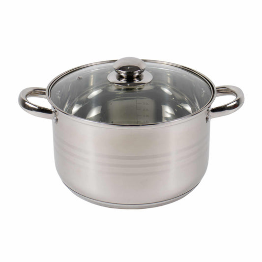 Cratita inox cu capac, diametru 25cm, capacitate 5.5L / ZLN 4069